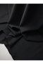 Black Colored Crepe Fabric with Body-Like Texture Width: 140 cm - 6