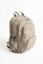 Unisex Water Resistant Crinkle Fabric Multi-Eye Black Color Laptop School and Backpack - 4