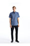 Regular Fit Linen Blended Men's Shirt - 2