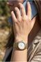 Modern and Stylish Women's Wristwatch |   Gold Color Stainless Steel Mesh Band, 27mm - 3