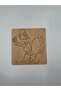 10 Pieces Wooden Painting Ramadan Drummer No3 School DIY Activity Activity Art 15 cm - 2