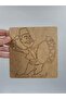 10 Pieces Wooden Painting Ramadan Drummer No3 School DIY Activity Activity Art 15 cm