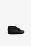 Baby Girl Leather Moccasins with Black Heart Figure - 2