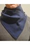 New Model, Winter Wool Knitwear Fabric, Navy Blue Burgundy Color Neck Collar - 5