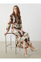 Patterned Women's Shirt Dress