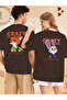 Unisex Lightning Zootopia Crazy Back Printed Lover Couple Combination Design Oversize T-Shirt Set of 2