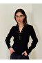 Thin Studded Knitwear Sweater Women's Black - 4