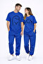 Lover's Combination Couple T-Shirt Oversize Unisex Minimal Drawing Design Couple Combination Set
