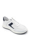 Como White Genuine Leather Men's Casual Shoes with Eva Soles - 3
