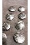 Ǝe Abs Metallized Button 30 Size 20 mm 8 Pieces - 2
