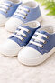 2 Pieces 0-24 Months Unisex Baby Shoes First Step Lace-Up Comfortable Sole Model First Step Shoe Set - 2