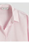 Pink Striped Oversized Oxford Women's Shirt