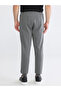 Gray Standard Fit Men's Jogger Sweatpants with Zipper Pockets - 6