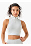 Women High Neck Racerback Sports Bra - 2