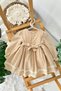 My Little One (9-24 Months) Lace Detailed Ruffle Sleeve Baby Girl Dress - Beige - 2