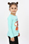 Girl's Printed Crew Neck Long Sleeve T-Shirt - 2