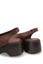 Galivina Brown Women's Genuine Leather Strappy Buckle Detailed Wedge Heeled Daily Comfortable Sole Stylish Sandals - 8