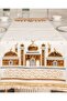 Table runner, high-quality fabric and Leather , Ramadan pattern, size 145*45 cm - 2