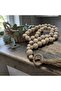 Decorative Wooden Bead Ring Detailed Decorative Ornament Prayer Beads/Wall Ornament/Gift Prayer Beads - 2