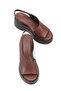 Belavaliaza Brown Women's Daily Stylish Comfortable Sole Genuine Leather Sandals - 2