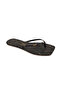 Women's Square Toe Flip-Flops with Black Snake Pattern, Stylish Daily Slippers