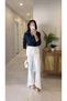 Terins Ecru Flared Pants