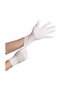L (Large) Size 1 Box (20 Packs) Powdered Latex White Examination Gloves - 2