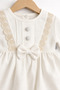 Lace Detailed Floral Appliqué Baby Girl Dress - 2