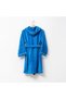 Be-0817-bl 100% cotton blue 65x65 cm children's bathrobe - 2