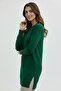 Patterned Tunic N3288 Emerald Green - 3