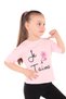 Baby Girl Printed Crew Neck Short Sleeve T-Shirt