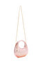 Women Acrylic Metallic Mini Clutch Bag in Light Pink - 5
