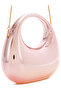 Women Acrylic Metallic Mini Clutch Bag in Light Pink - 4