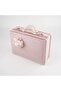 Velvet Chest Dowry Box Quran Box (Powder Pink, Hollow Box)