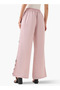 Wide-Leg Trousers with Sequin Embellishment - 4