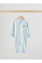100% Organic Cotton Blue Bear Patterned Double Zipper Footless 3-Piece Sleeping Bag Set Alyw51013 - 5
