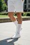 6 Pairs Men's White Cotton Sports Socks Socket Tennis Size Daily Comfortable Flexible - 7