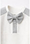 3-Piece Baby Boy Body Suit Set with Bow Tie - 2