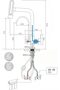 Kitchen Sink Faucet with Dual Flow Water Purification Outlet, 5-Function Faucet, Spiral, 7 Years Warranty, Imported - 4