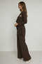 Double Suit with Buckle M3003 Brown - 3