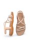 Avelielle Beige Women's Daily Stone-Studded Stylish Ergonomic Orthopedic Sole Sandals - 4