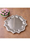 Metal Star Silver Serving Tray 25X25 cm |   Modern and Decorative Presentation Tray