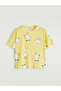 Lcw Young Yellow Crew Neck Patterned Women's Pajama Set - 6