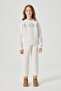 Girl White Sweatshirt