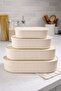 4-Piece Storage Container Set 2.1 L 1.2 L 800 ml 400 ml