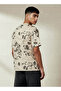 Men Regular Fit Short Sleeves Floral Print T-shirt - 3