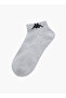 Set of 3 - Logo Print Ankle Length Socks with Antibacterial Protection - 2