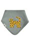 Cat Printed 2-Piece Bib - Mustard - 4