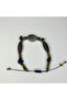 Ethnic Design Gray Onyx and Wooden Beaded Macrame Bracelet | |   Onyx Natural Stone - 3