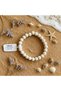 White Turquoise (Havlit) 100% Natural Stone Bracelet | |   Nazar and Positive Energy Stone Bracelet